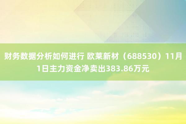 财务数据分析如何进行 欧莱新材（688530）11月1日主力资金净卖出383.86万元