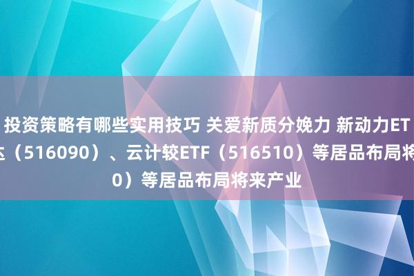 投资策略有哪些实用技巧 关爱新质分娩力 新动力ETF易方达（516090）、云计较ETF（516510）等居品布局将来产业