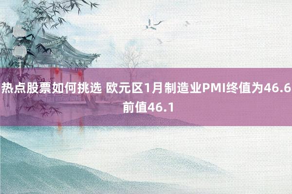 热点股票如何挑选 欧元区1月制造业PMI终值为46.6 前值46.1