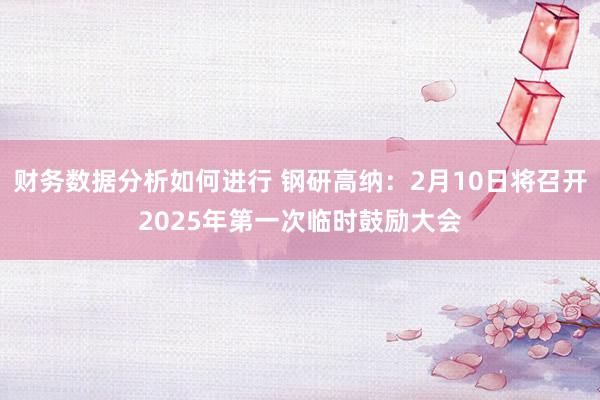 财务数据分析如何进行 钢研高纳：2月10日将召开2025年第一次临时鼓励大会