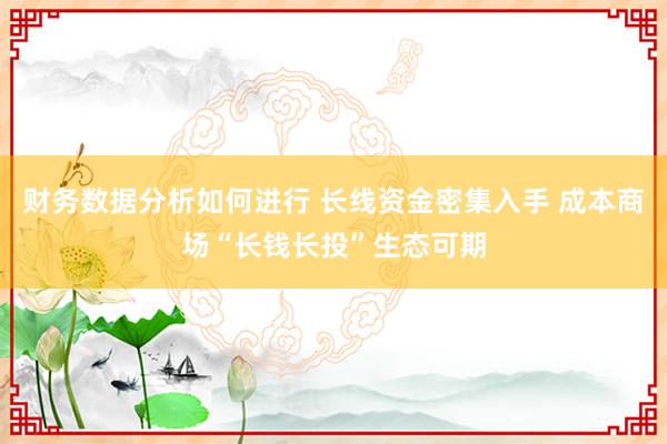 财务数据分析如何进行 长线资金密集入手 成本商场“长钱长投”生态可期