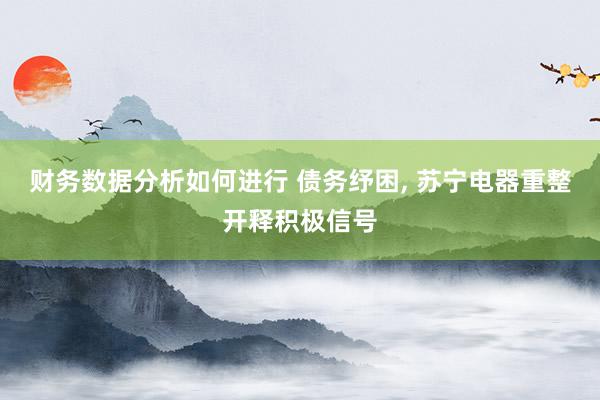 财务数据分析如何进行 债务纾困, 苏宁电器重整开释积极信号