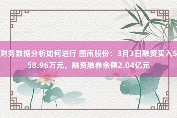 财务数据分析如何进行 图南股份：3月3日融资买入558.96万元，融资融券余额2.04亿元