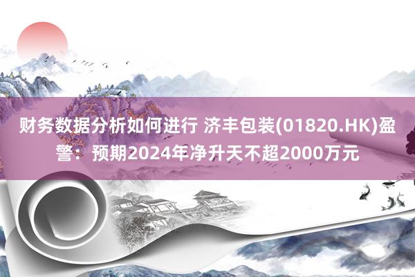 财务数据分析如何进行 济丰包装(01820.HK)盈警：预期2024年净升天不超2000万元