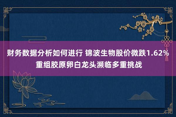 财务数据分析如何进行 锦波生物股价微跌1.62% 重组胶原卵白龙头濒临多重挑战